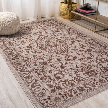 Jerash Ornate Medallion Indoor/outdoor Area Rug